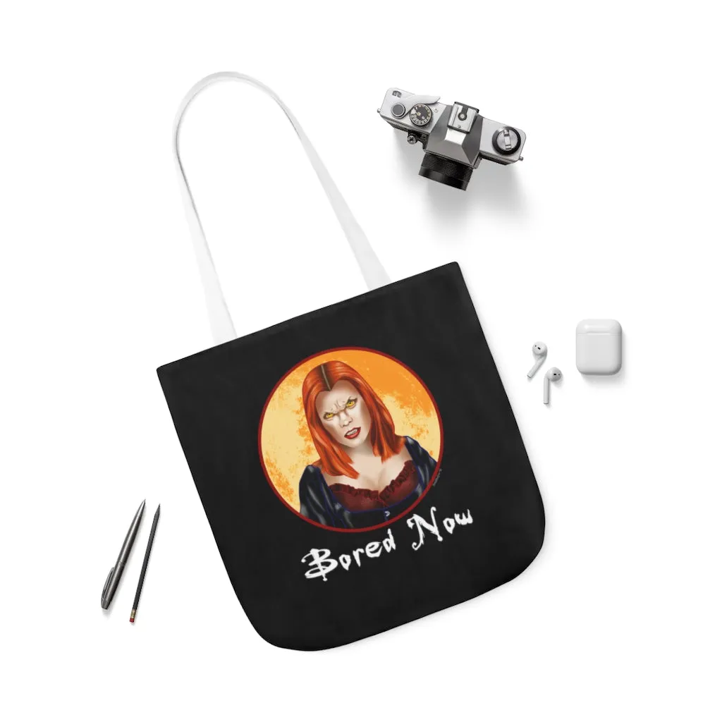 Bored Now Polyester Canvas Tote Bag
